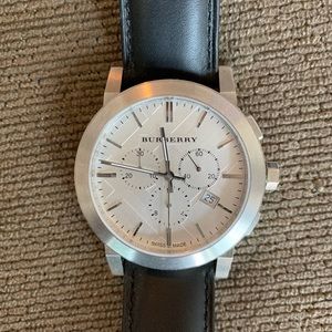 Burberry men’s leather watch
